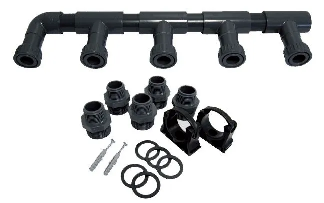 PVC verdeelstuk 5-weg & ingang