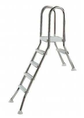 AstralPool RVS Zwembadtrap 3 treden + 1 trede + platform