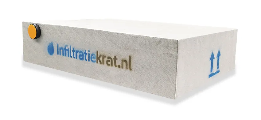 Infiltratiekrat 1000 liter zwaar - 180 x 120 x 50 cm | 1 x 125 mm, ITK