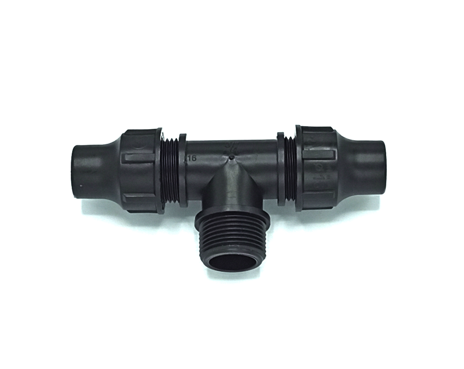 Druppelslang t-verbinder 16 x 3/4'' buitendraad
