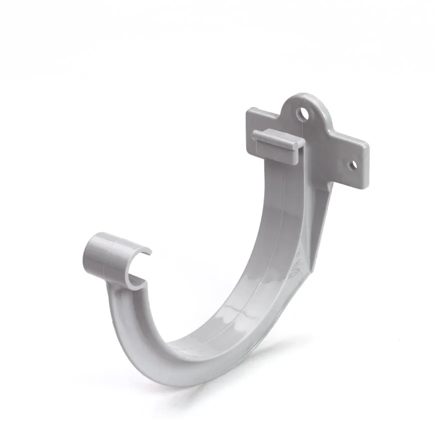 PVC mastgoot gootbeugel 170 mm, Grijs, Nicoll