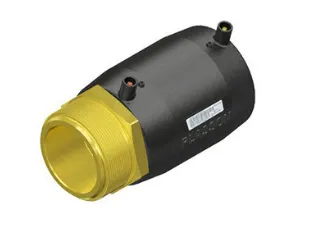 Plasson Elektrolas overgangskoppeling 32 mm x 3/4" - messing bu.dr.