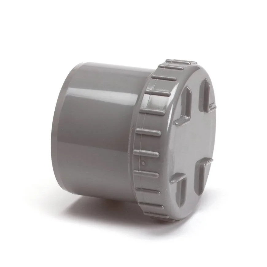 PVC eindstuk met schroefdeksel 32 mm (uitwendig lijm)