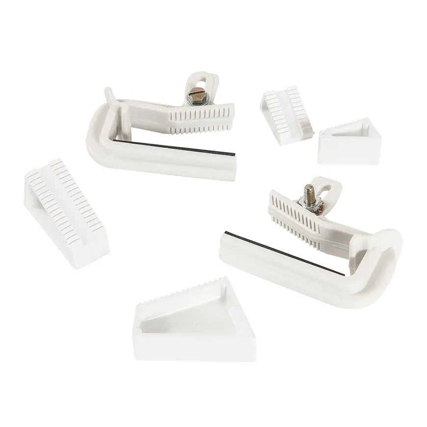 PVC mastgoot montagehaak golfplaat/damwand 70 mm, Wit, Nicoll