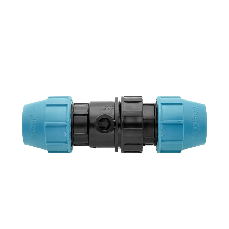 PP veerbelaste terugslagklep 32 mm, Unidelta