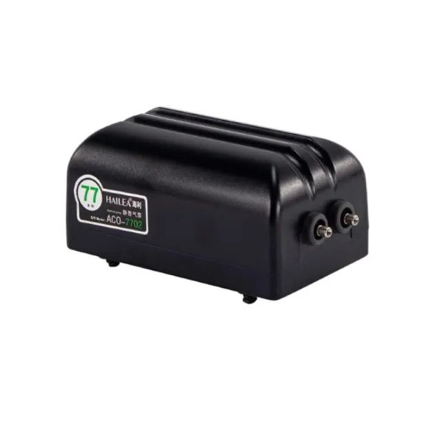 Hailea Luchtpomp ACO 7702 2 x 4 l/m