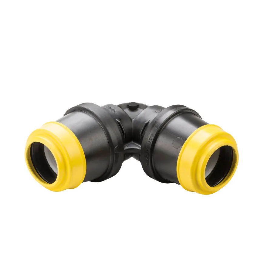 Hawle knie 90 graden GASTEC - 25 mm